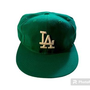 Vintage fitted LA baseball hat